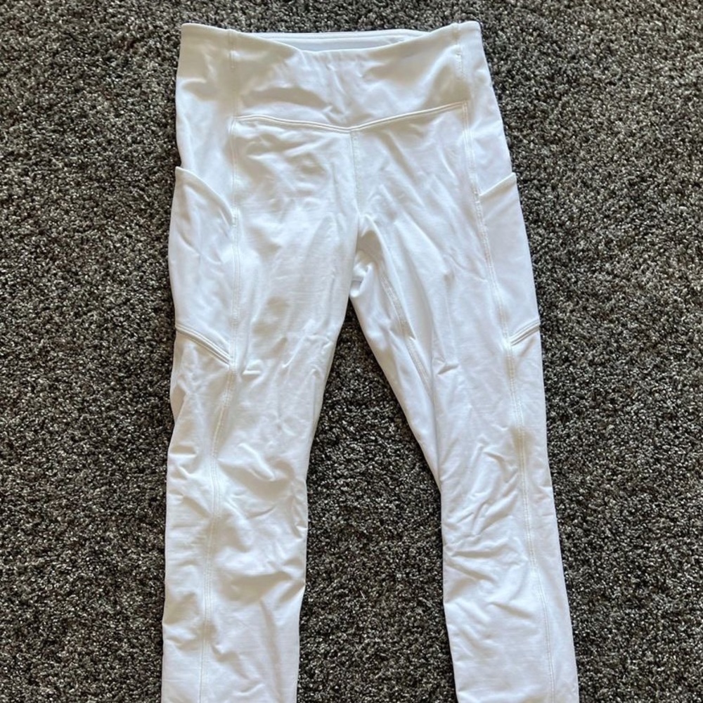 White Lululemon Leggings